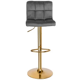 Barová stolička Agáta Gold Silver