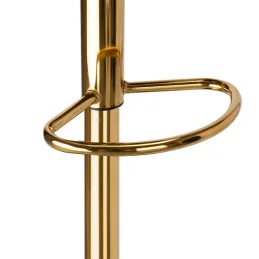 Barová stolička Agáta Gold Grafit