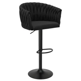 Barová stolička Melisa II. Gold Velur Med