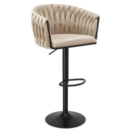 Barová stolička Melisa II. Mat Velur Med