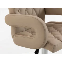 Barová stolička Melisa II. Chrom Velur Latte