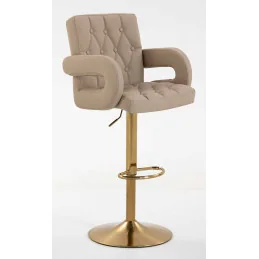 Barová stolička Melisa II. Mat Velur Latte