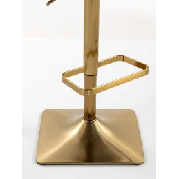 Barová stolička Melisa II. Gold Velur Latte