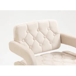 Barová stolička Melisa Mat Velur Žlta