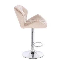 Barová stolička Detail Velur Grafit