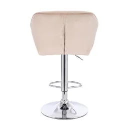 Barová stolička Detail Velur Grafit