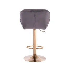 Barová stolička Detail Gold Velur Fuksia