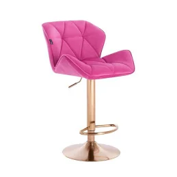 Barová stolička Detail Gold Velur Green