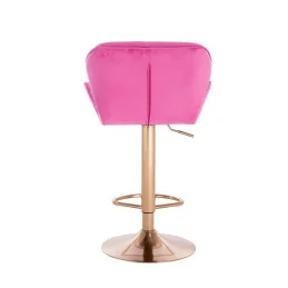 Barová stolička Detail Gold Velur Green