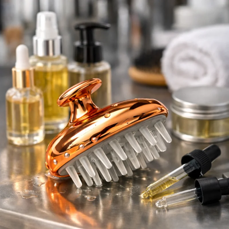 Masazna kefa na pokozku hlavy