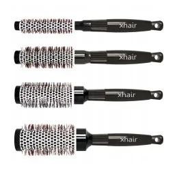 Okrúhle kefy na vlasy 4ks