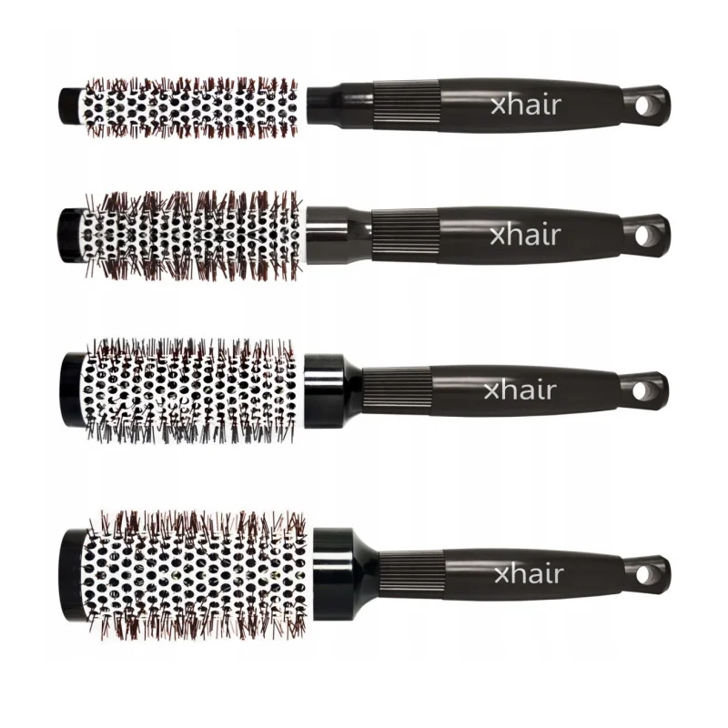 Okrúhle kefy na vlasy 4ks