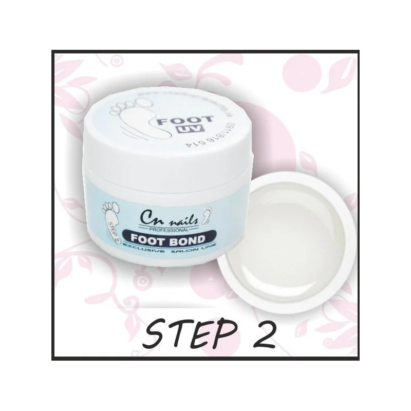Uv gel Foot bond 15ml - step 2 Uv gely na nohy