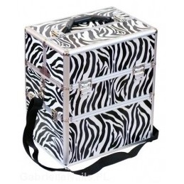 Kozmetický kufrík Zebra 