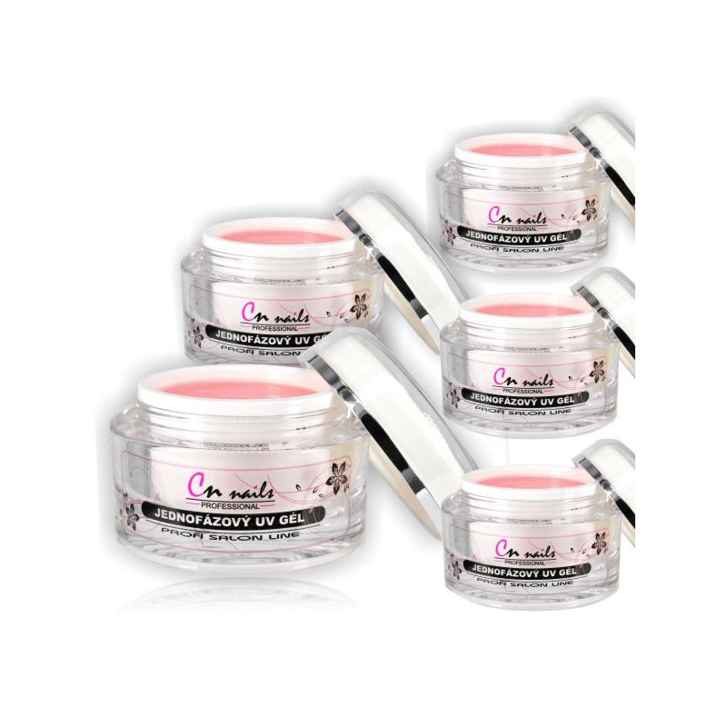 Sada UV gélov - Pink 4x 50ml CN nails Modelážne, stavebné gély Sada UV gélov - Pink 4x 50ml CN nails Modelážne, stavebné gély