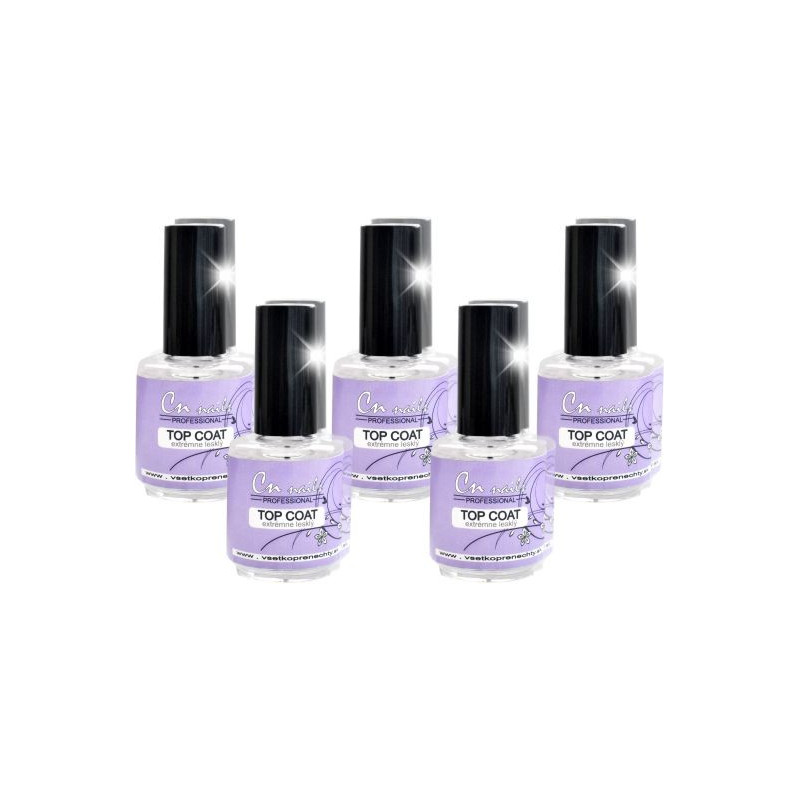 Top coat - Extrémne lesklý 5 ks Pomocné prípravky Top coat - Extrémne lesklý 5 ks Pomocné prípravky
