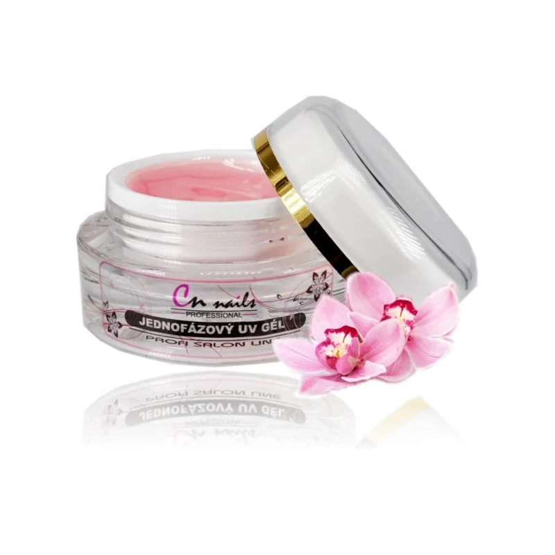 Uv gél pink jednofázový 15 ml CN nails Modelážne, stavebné gély