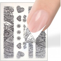 Luxury nail sticker Čipky - nálepky