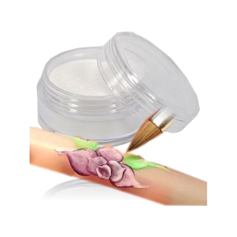 Nr.8 Akrylový prášok - bielý perleťový Farebný akryl