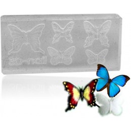 3D formy na nechty - motýľ nr.8