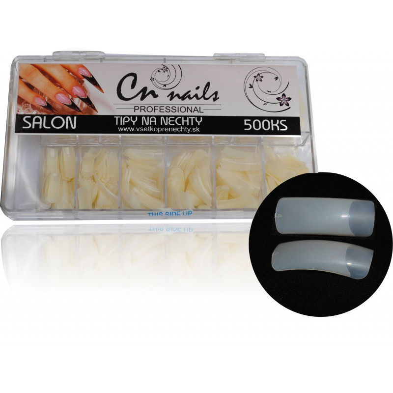Tipy Salon - kazeta 500ks CN nails Tipy Salon Tipy Salon - kazeta 500ks CN nails Tipy Salon