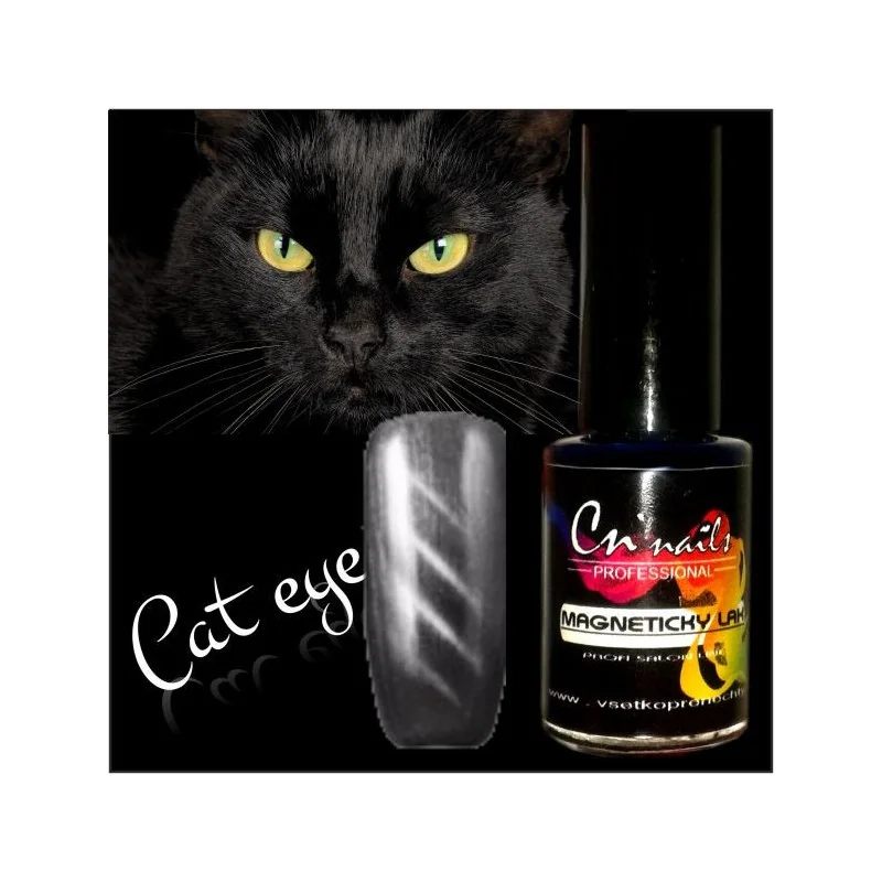 Efekt mačacích očí Lak cat eye