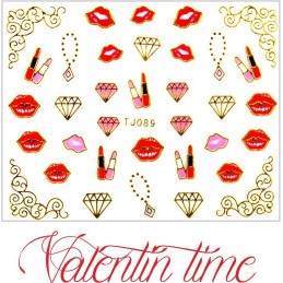 Valentínske nálepky Prestige NÁLEPKY LOVE & HEART