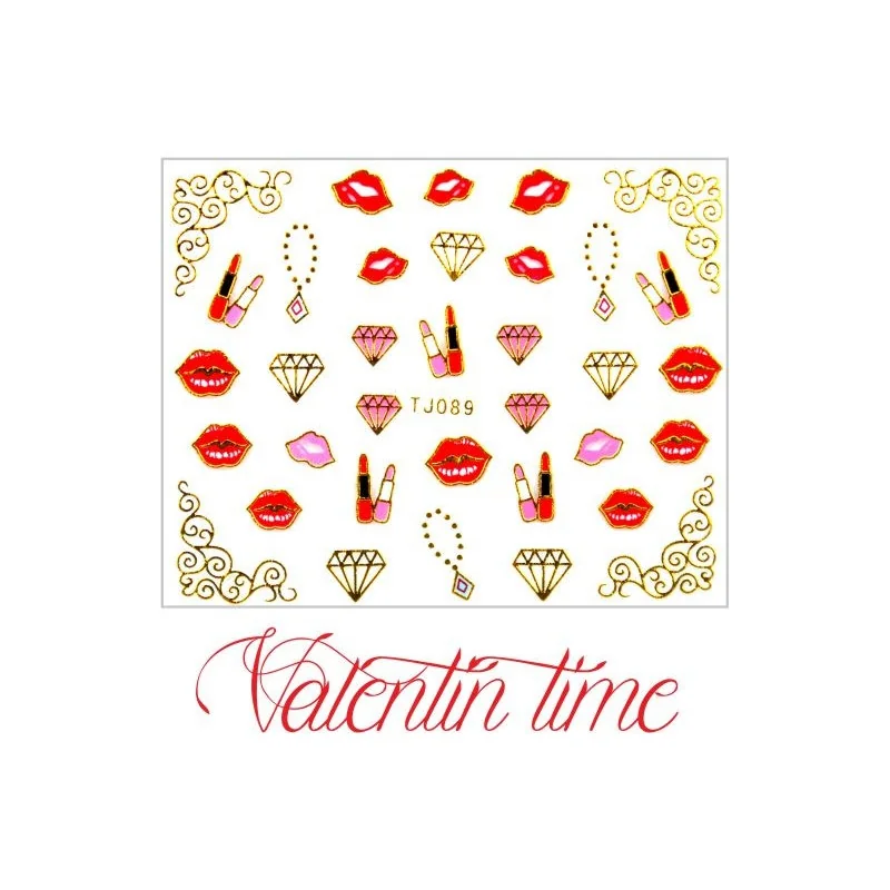 Valentínske nálepky Prestige NÁLEPKY LOVE & HEART