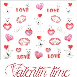 Valentínske nálepky Prestige  NÁLEPKY LOVE & HEART