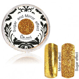 NR.1 Sugar and Mirror efect gold  Sugar and Mirror efect