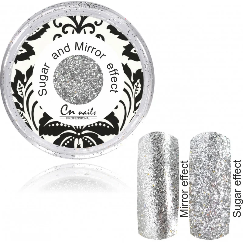 NR.2 Sugar and Mirror efect silver Sugar and Mirror efect NR.2 Sugar and Mirror efect silver Sugar and Mirror efect