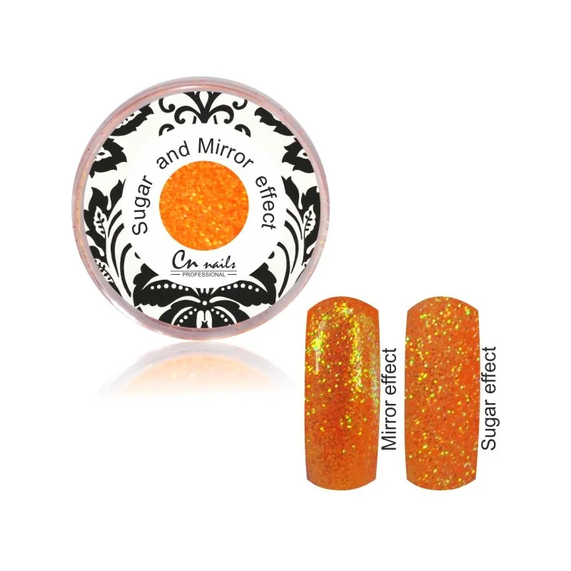 NR.8 Sugar and Mirror efect neon orange Sugar and Mirror efect NR.8 Sugar and Mirror efect neon orange Sugar and Mirror efect