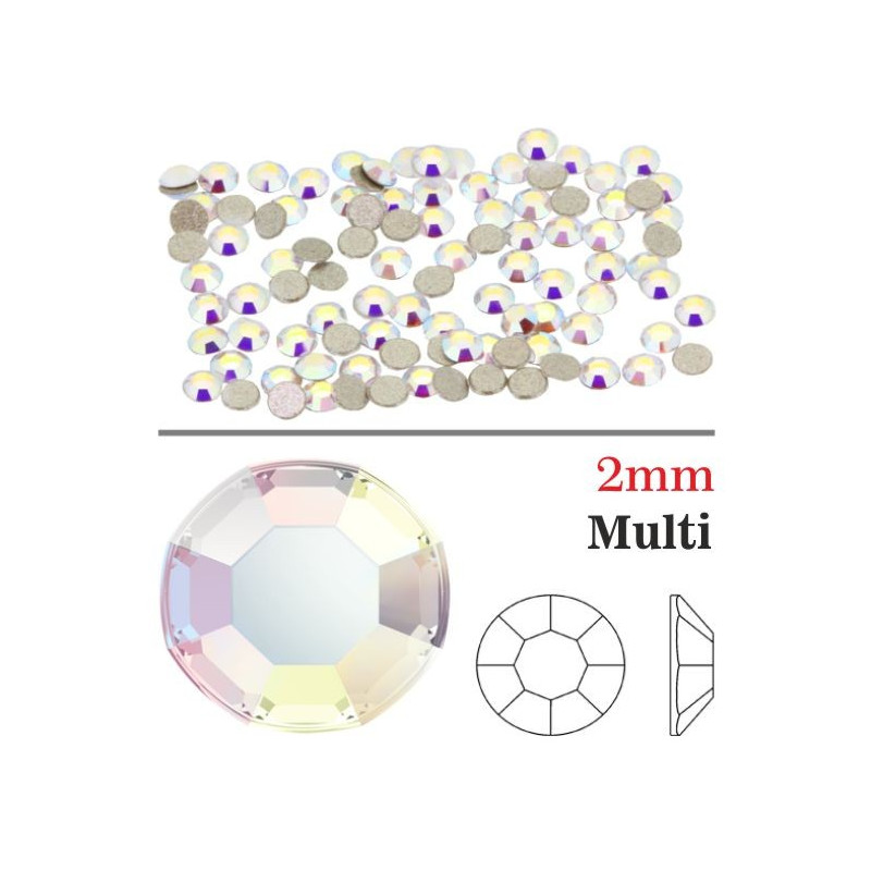Swarovski® kamienky na nechty - 2mm Swarovski Swarovski® kamienky na nechty - 2mm Swarovski