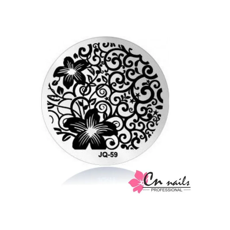 JQ-59 Šablóna na pečiatkovanie CN nails Doštičky Konad