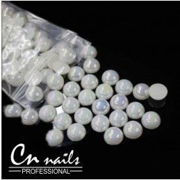 Perličky na nechty 50ks 3mm  Perličky, perlové kamienky