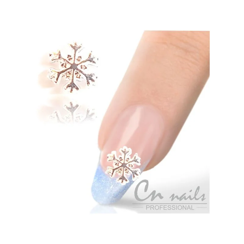 NR.27 Šperk na nechty vločka strieborna Šperky na nechty