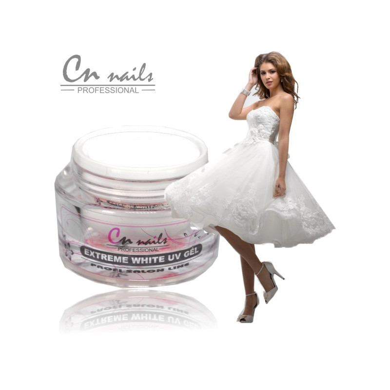 Biely gel Snow White 50ml Biele gely na NECHTY Biely gel Snow White 50ml Biele gely na NECHTY