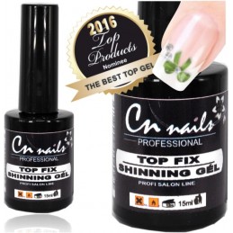 Top fix shining uv gel 15ml CN nails Ukončovacie, vrchné gély