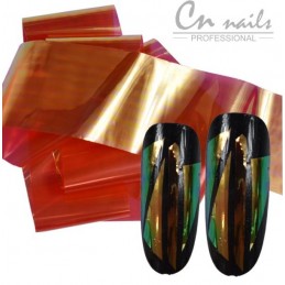 NR.1 Glass effect - nail art fólia Nail foil - efekt skla