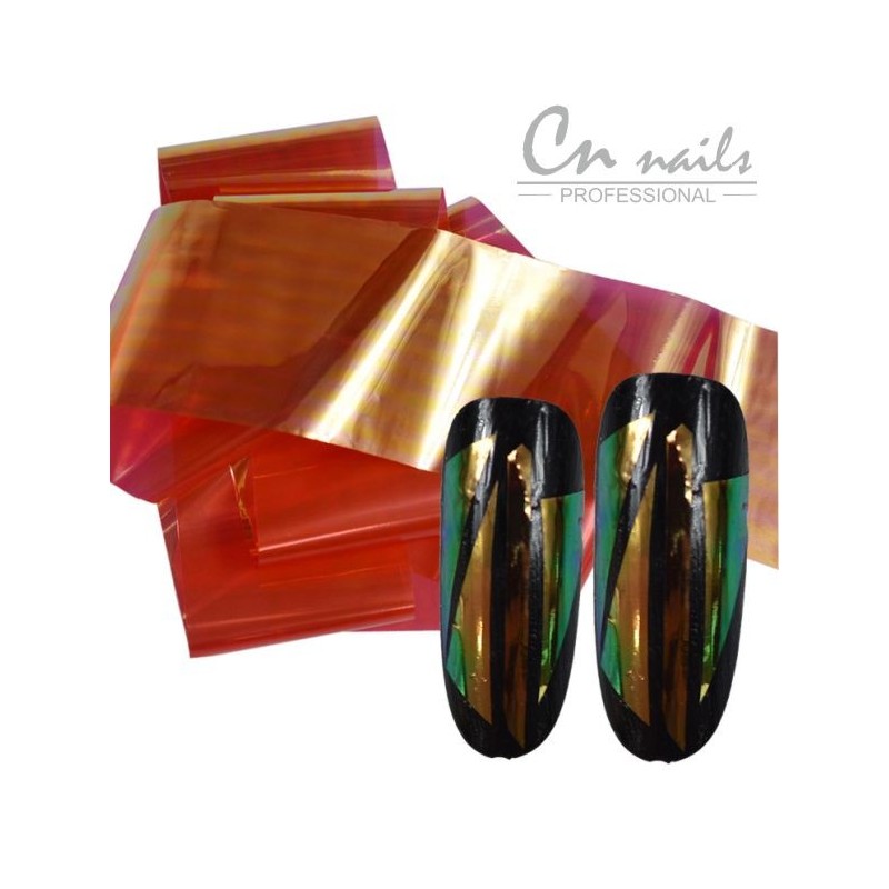 NR.1 Glass effect - nail art fólia   Nail foil - efekt skla