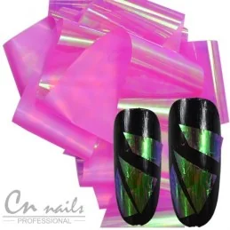 NR.2 Glass effect - nail art fólia   Nail foil - efekt skla