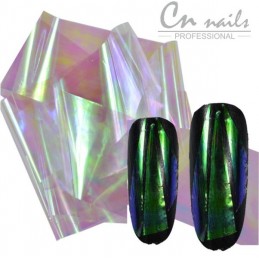 NR.3 Glass effect - nail art fólia Nail foil - efekt skla