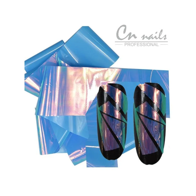 NR.4 Glass effect - nail art fólia Nail foil - efekt skla