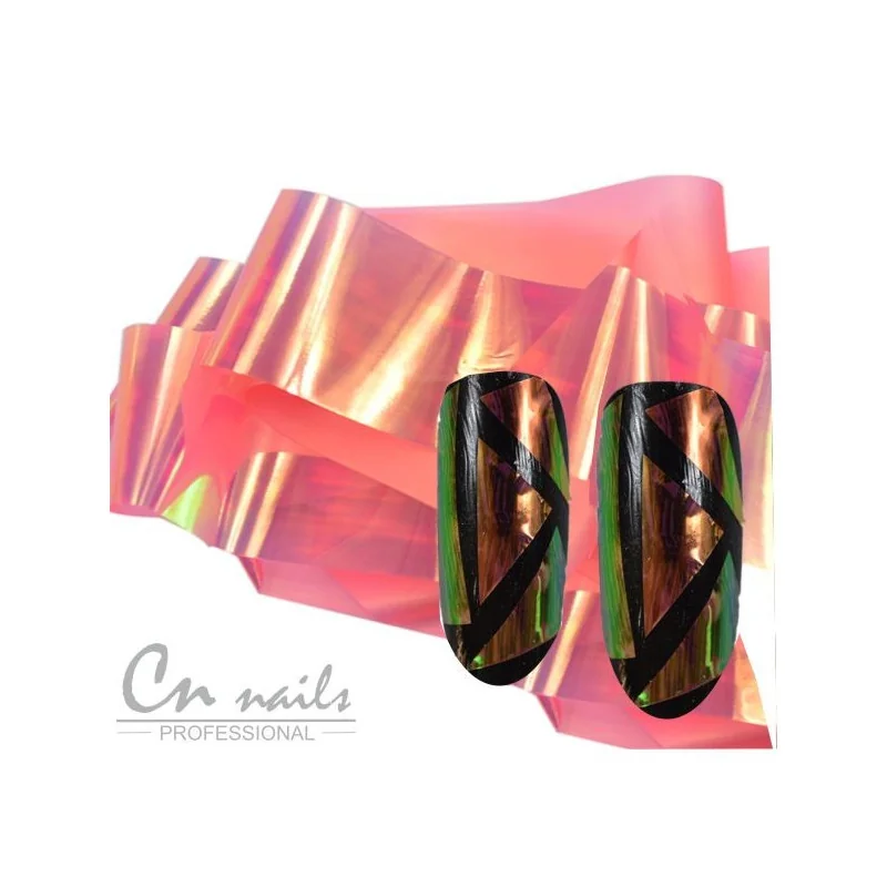 NR.6 Glass effect - nail art fólia Nail foil - efekt skla