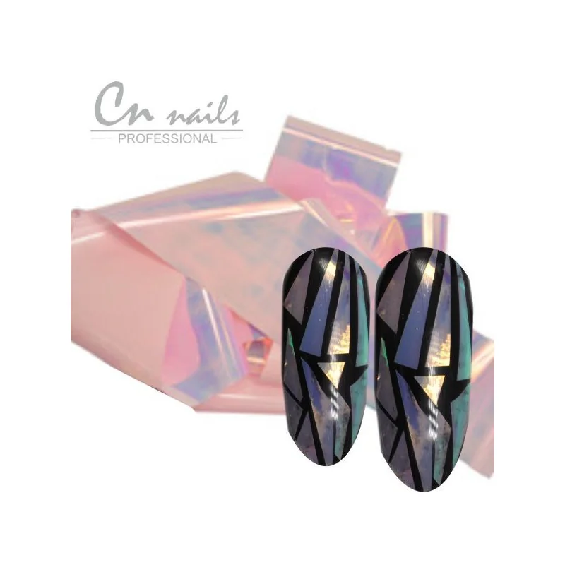 NR.5 Glass effect - nail art fólia Nail foil - efekt skla