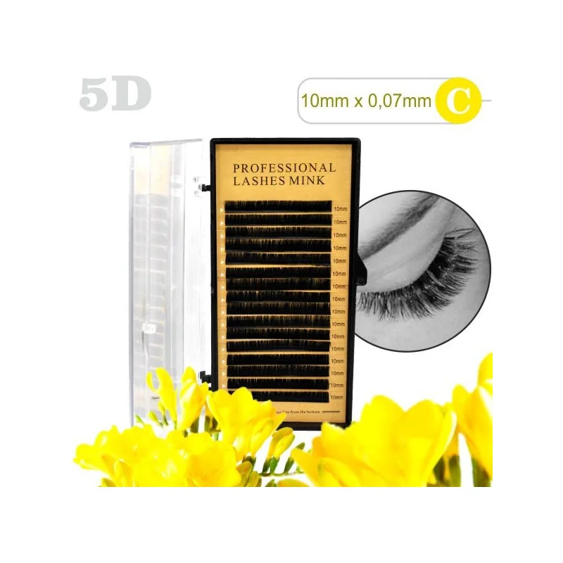 5D lashes 100% NORK 10mm 5D mihalnice Tip C