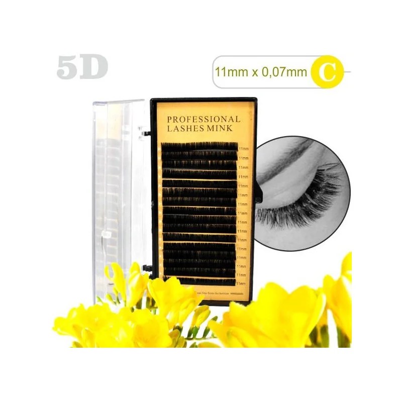 5D lashes 100% NORK 11mm 5D mihalnice Tip C