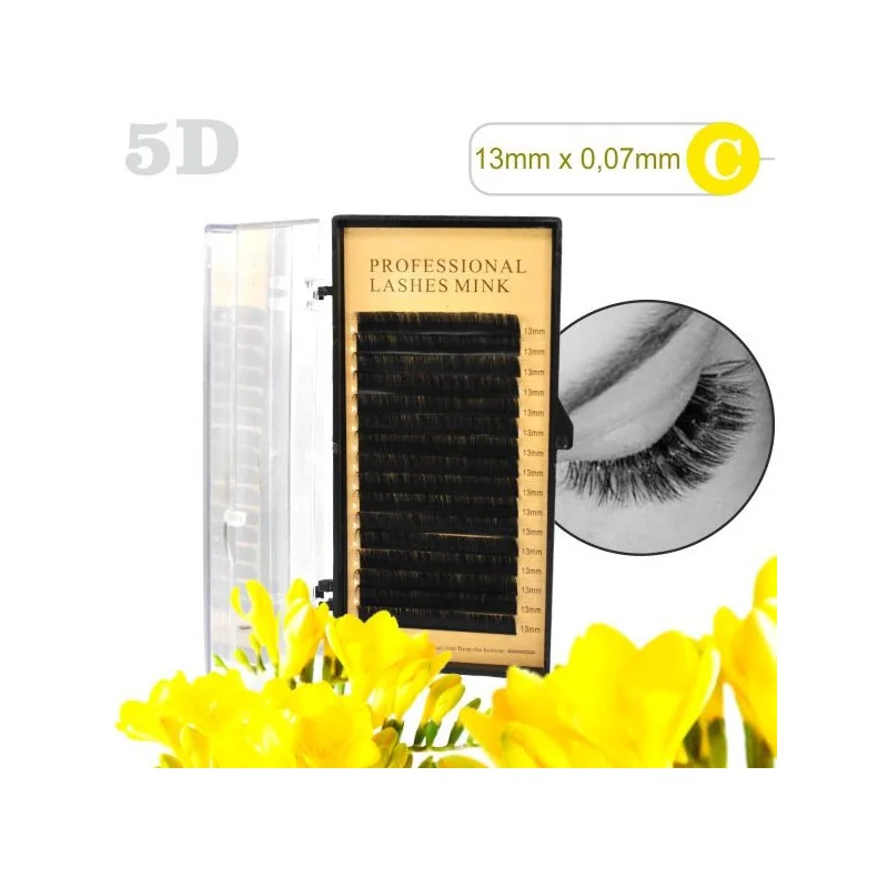 5D lashes 100% NORK 13mm 5D mihalnice Tip C