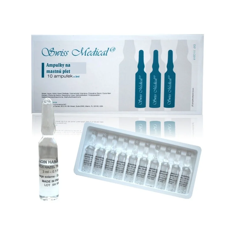 Ampulky na mastnú pokožku 10x3ml Mezoterapia - mikroihličková