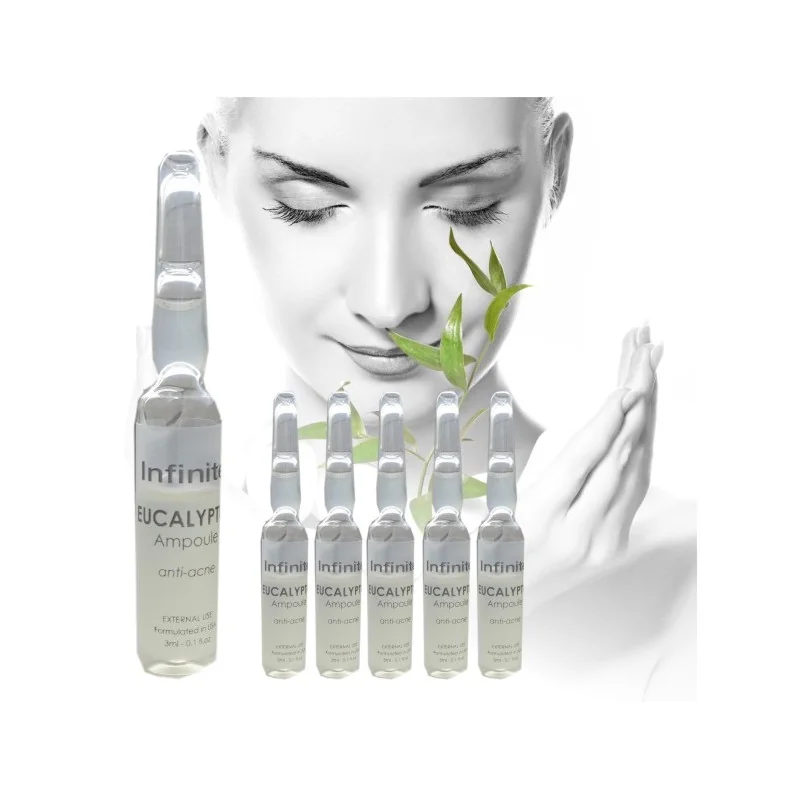 Ampulka s eucalyptusom na aknóznu a zapálenú pokožku 3ml Mezoterapia - mikroihličková Ampulka s eucalyptusom na aknóznu a zapálenú pokožku 3ml Mezoterapia - mikroihličková